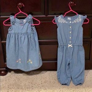 NWOT Carter’s Jean Dress & Romper